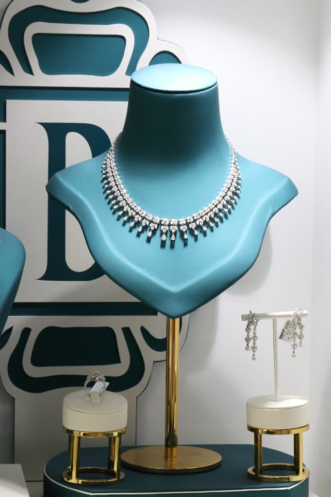 Diamond necklace set